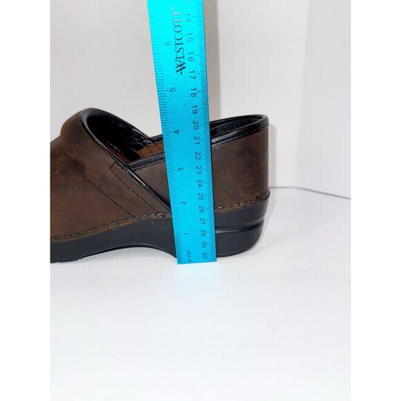 Dansko Professional Leather Clog Antique Brown Mule Comfort Women 39/8.5-9 Wide - Picture 14 of 14